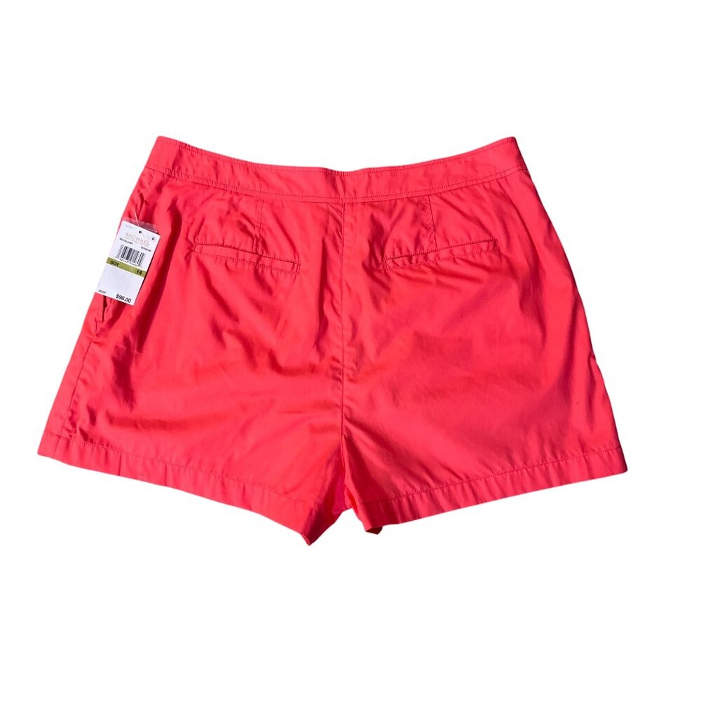 Michael Michael Kors Shorts Womens 14 NEW Geranium - Picture 4 of 16